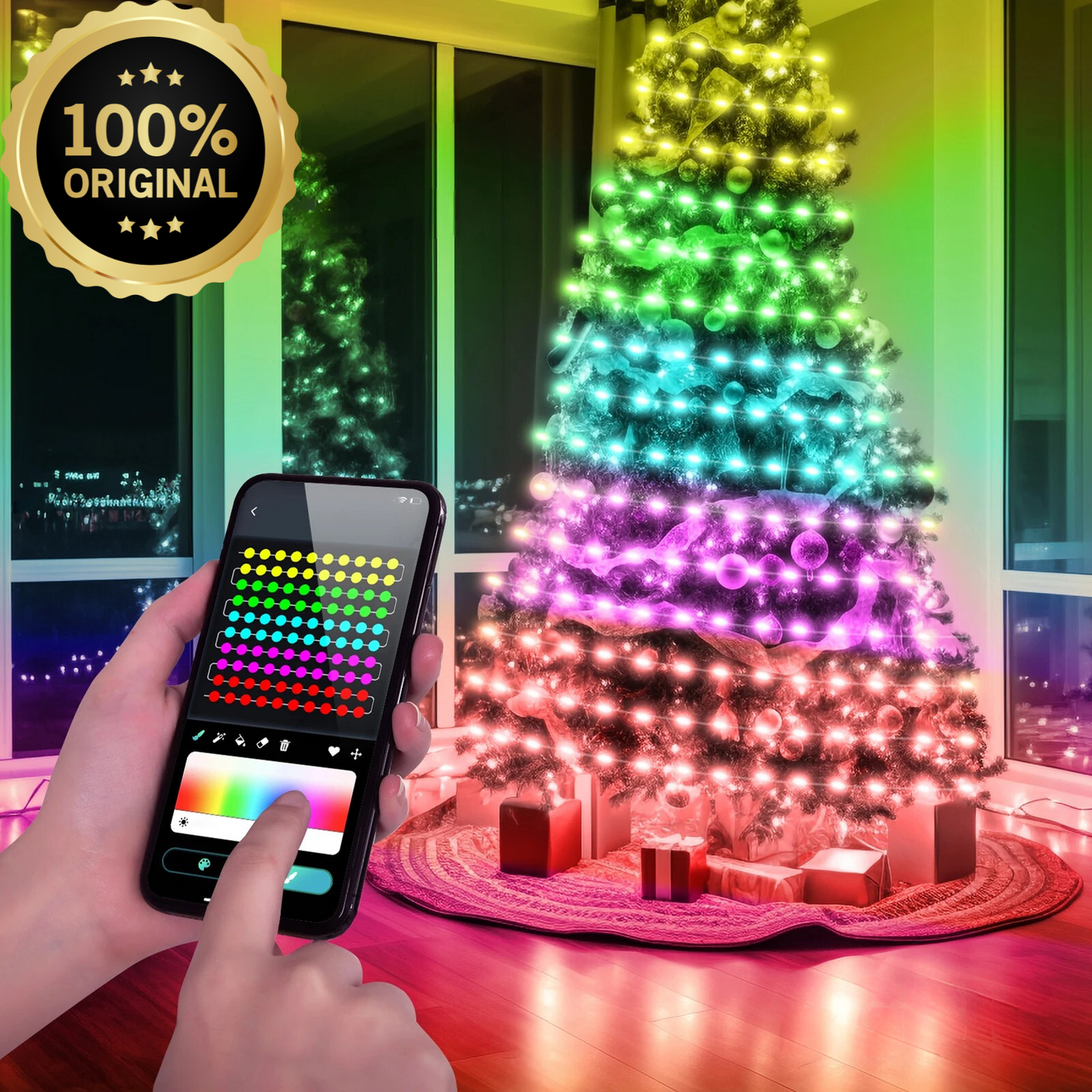 LUCES LED TECNOPRO NAVIDEÑAS - 10 METROS
